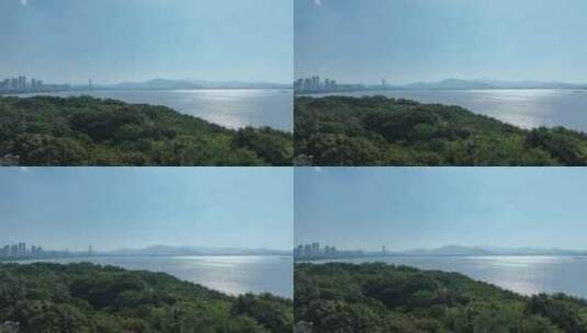 深圳湾红树林航拍福田红树林海滨生态公园高清在线视频素材下载