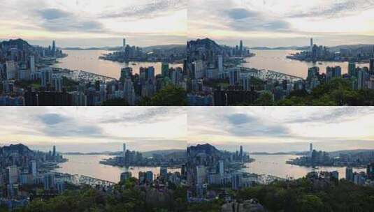 香港大全景航拍高清在线视频素材下载