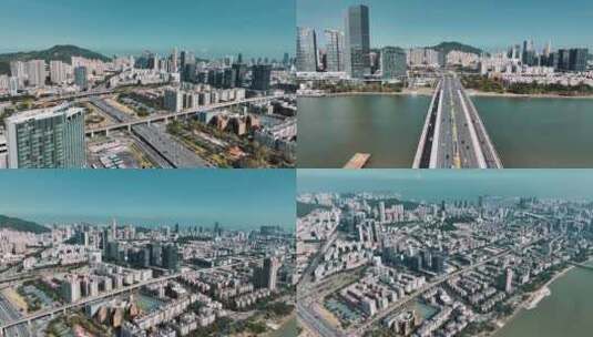 珠海城市空境高清在线视频素材下载