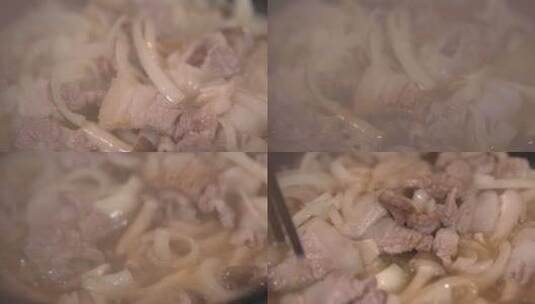 菌菇肉片高清在线视频素材下载