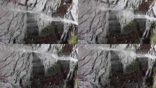 北京双龙峡自然风景区小瀑布视频素材高清在线视频素材下载
