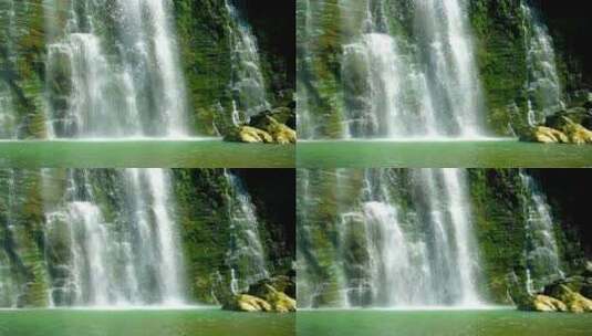 超美自然瀑布高清在线视频素材下载
