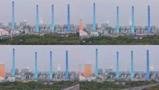 工业风工厂化工厂电厂视频素材高清在线视频素材下载