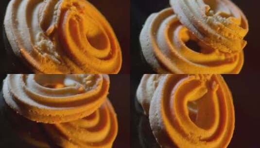 饼干曲奇甜点美食 (50)高清在线视频素材下载