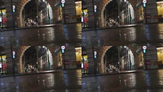 雨后的伦敦街道高清在线视频素材下载
