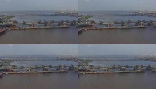 尼日利亚的海上大桥高清在线视频素材下载