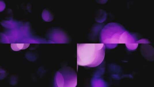 黑色背景上的粉紫色光圈高清在线视频素材下载