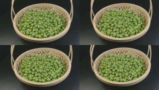 4K青豌豆食物高清在线视频素材下载