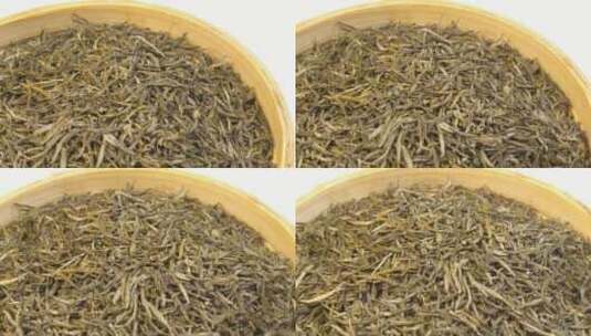 4K干茶绿茶茶叶静物4K视频高清在线视频素材下载