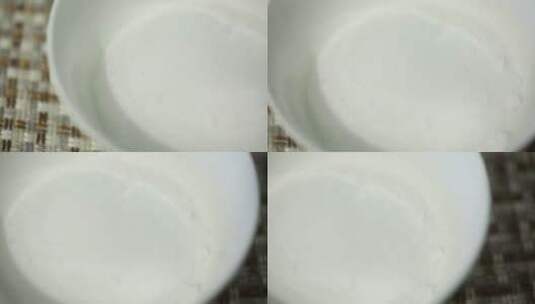 白瓷碗装食盐高清在线视频素材下载