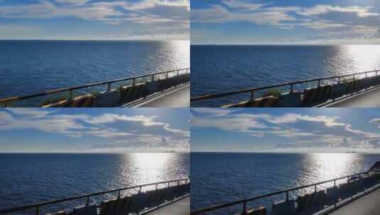 阳光洒在海面上高清在线视频素材下载