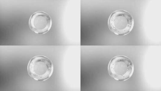 精华球水润滋养乳糖细胞浓度高清在线视频素材下载