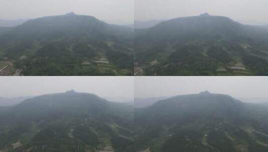航拍湖南靖州飞山景区高清在线视频素材下载
