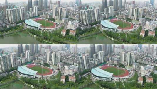 汉口文化体育中心2020.06.30高清在线视频素材下载