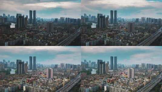 成都城市延时风景高清在线视频素材下载