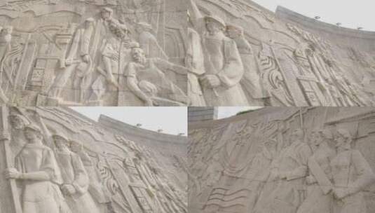 上海人民英雄纪念碑高清在线视频素材下载