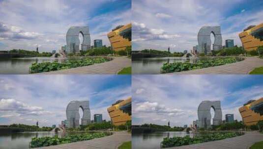杭州地标建筑高清在线视频素材下载