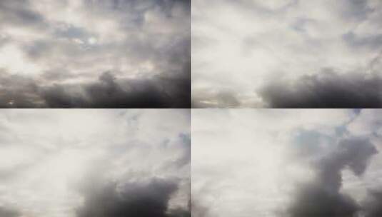 风暴云的延时拍摄景观高清在线视频素材下载