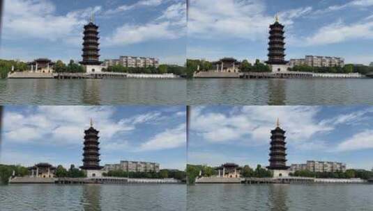 江苏泰州城市风貌  4k高清在线视频素材下载