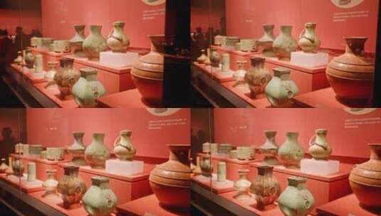 湖南省博物馆历史文物高清在线视频素材下载