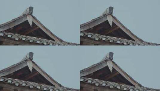 古建筑屋顶空镜高清在线视频素材下载