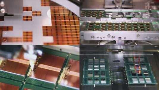 纳米芯片 芯片制造机  华为芯片 国产芯片高清在线视频素材下载
