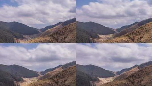 祁连山国家公园自然风光高清在线视频素材下载