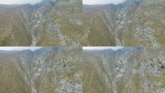 陡峭的山峰高清在线视频素材下载