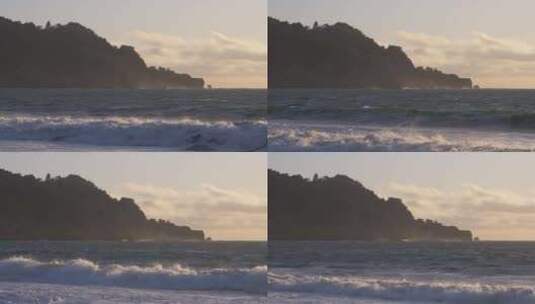 海浪 海波浪 海岸 海洋高清在线视频素材下载