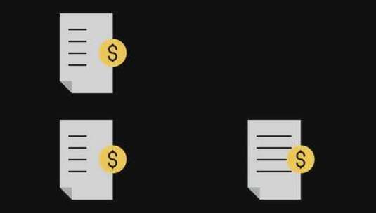 金融图标动画包高清在线视频素材下载