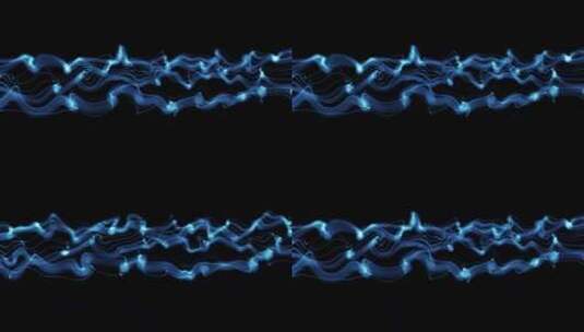 平滑波运动动画蓝色高清在线视频素材下载