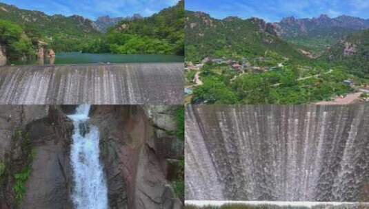 绿水青山 青岛北九水风光 青岛崂山高清在线视频素材下载