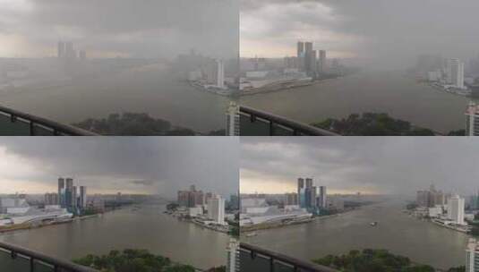 白鹅潭景观 广州三江汇聚高清在线视频素材下载