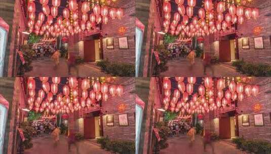 南宁三街两巷延时高清在线视频素材下载