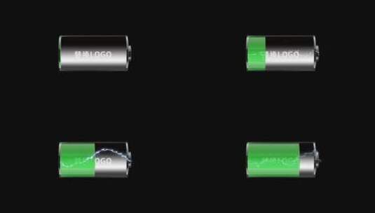 电池耐用AE模板（可替换logo）高清AE视频素材下载