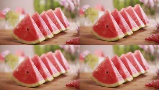 西瓜夏季水果美食 (2)高清在线视频素材下载
