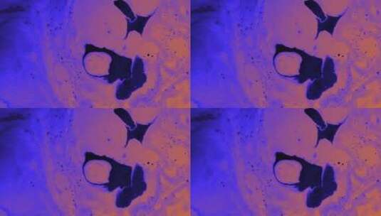 彩色流体颜料肌理扩散 (2)高清在线视频素材下载