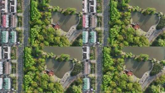 上海疫情空荡的公园高清在线视频素材下载