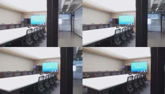 宽敞明亮的会议室高清在线视频素材下载