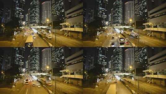 中国香港繁华的街道高清在线视频素材下载
