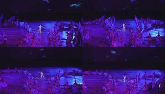 西江盛典歌舞演出高清在线视频素材下载