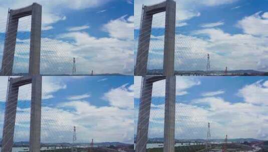 空镜香山大桥270米高高清在线视频素材下载