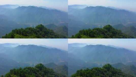 西安南五台山风景区秦岭山脉高清在线视频素材下载
