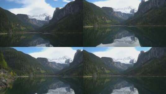 欧洲奥地利戈绍湖高清在线视频素材下载
