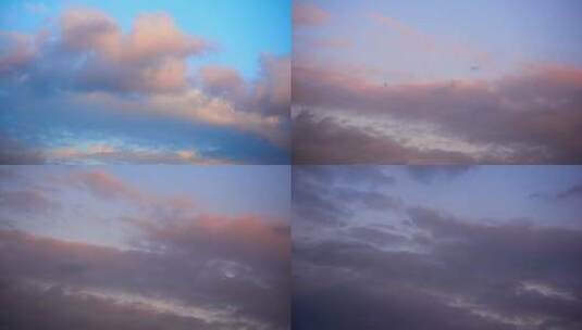 天空中变幻的云层高清在线视频素材下载