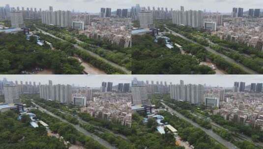 深圳白石洲城市建筑高清在线视频素材下载