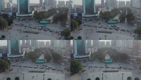 广安城市风光高清在线视频素材下载