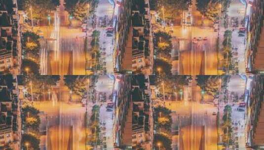 广西柳州屏山大道车流夜景延时摄影高清在线视频素材下载