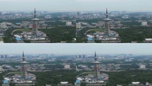 南京城市建设航拍高清在线视频素材下载