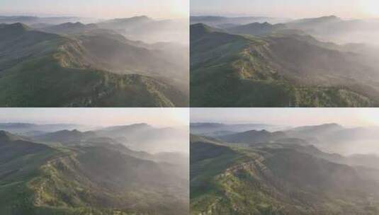 山峦叠嶂云雾缭绕仙境高清在线视频素材下载